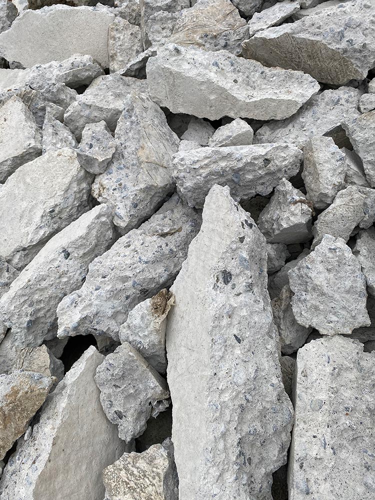 Clean concrete (no rebar)