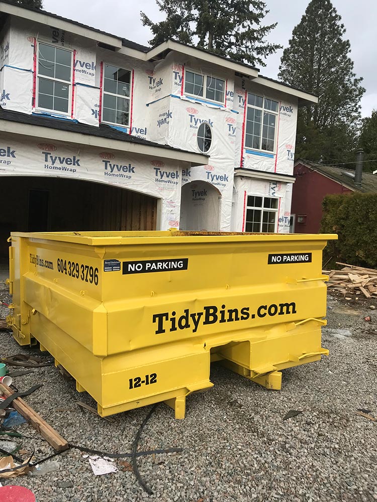 12 yard bin (10L x 8W x 4H)